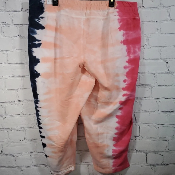 LANE BRYANT LIVI ACTIVE Sweatpant Drawstring Capri Tie Dye Size 22/24 NWT - Picture 10 of 14